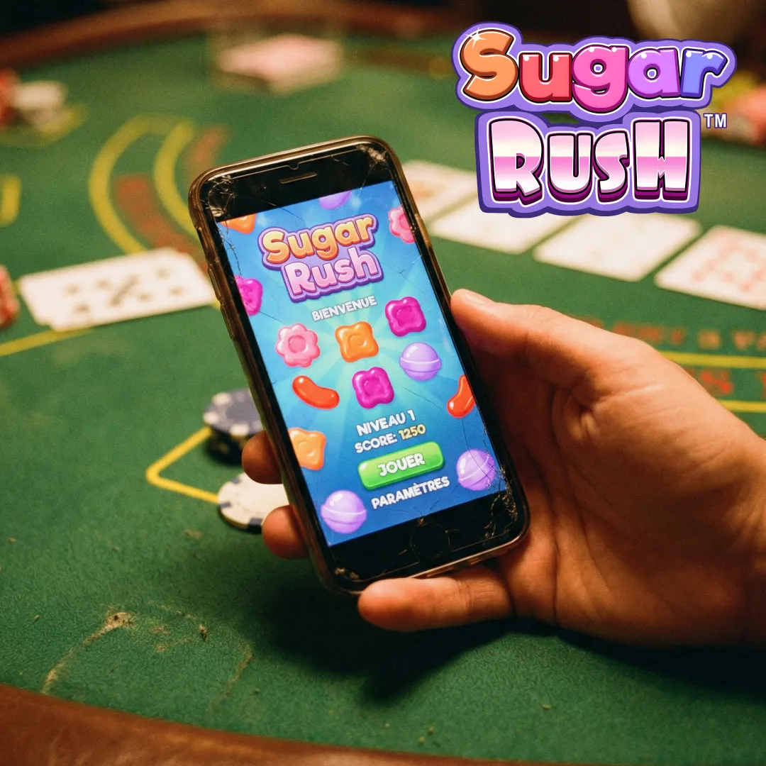 Tableau des symboles du slot Sugar Rush 1000 avec les oursons gummy rouge, violet et orange et leurs valeurs de paiement